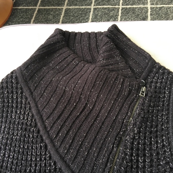 NEVADA Black Knit Sweater Vest with White Size M - Picture 7 of 7
